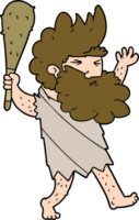 cartoon cave man png