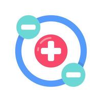 Proton  icon in vector. Logotype vector