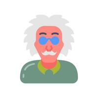 Physicist  icon in vector. Logotype vector