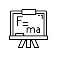 fórmula icono en vector. logotipo vector