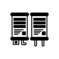 Nano Capacitor  icon in vector. Logotype vector