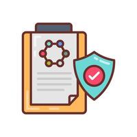 Secure Project icon in vector. Logotype vector