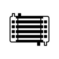 Nano Heat Exchanger  icon in vector. Logotype vector