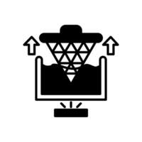 Nano Lithography  icon in vector. Logotype vector