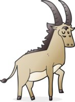 hand drawn cartoon antelope png