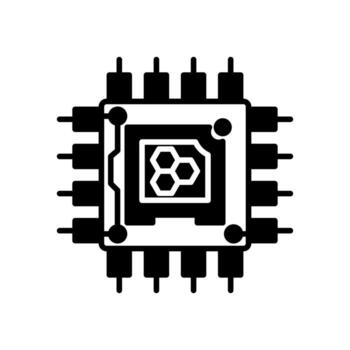 nano computadora icono en vector. logotipo vector