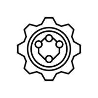 Nanomotor icon in vector. Logotype vector