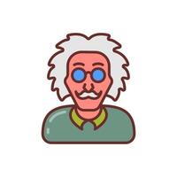 Physicist  icon in vector. vector