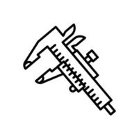 Caliper  icon in vector. Logotype vector