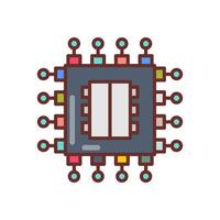 Nano Electronics icon in vector. Logotype vector