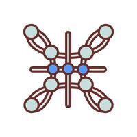 Nano Fiber icon in vector. Logotype vector