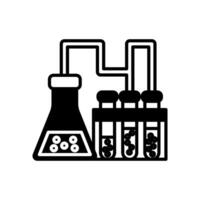 Laboratory icon in vector. Logotype vector