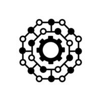 Nano Technology icon in vector. Logotype vector