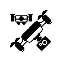 Nano Drone icon in vector. Logotype vector