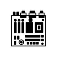 Motherboard icon in vector. Logotype vector