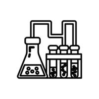 Laboratory icon in vector. Logotype vector