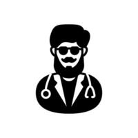 quiropráctica médico icono en vector. logotipo vector