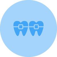 icono de vector de dientes