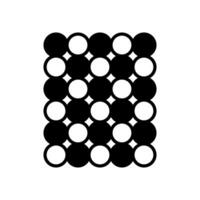 Noncrystalline icon in vector. Logotype vector