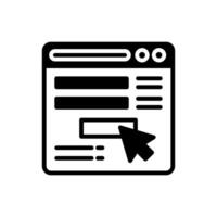 Online Form  icon in vector. Logotype vector