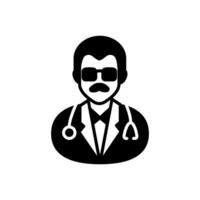 Gastroenterologist icon in vector. Logotype vector