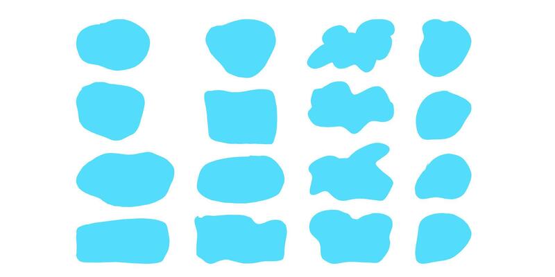 Text frames hand drawn style doodle decorative.