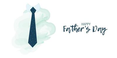 Templates  Father Day holiday in watercolor style. vector