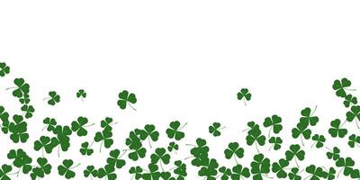 Composition for St. Patricks Day poster template. vector