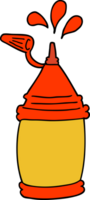 Cartoon-Ketchup-Flasche png