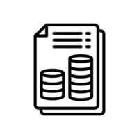 Data File icon in vector. Logotype vector