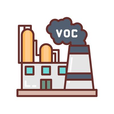 VOC icon in vector. Logotype