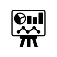 Data Presentation icon in vector. Logotype vector