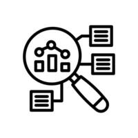 Data Classification icon in vector. Logotype vector