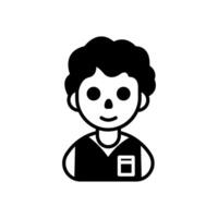 Hostel Boy icon in vector. Logotype vector