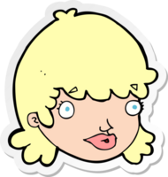 Aufkleber eines Cartoon-Doodles png