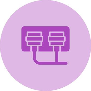 icono de vector de enchufe