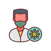 Epidemiologists icon in vector. Logotype vector
