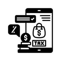 GST Report  icon in vector. Logotype vector