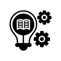 Knowledge Management  icon in vector. Logotype vector