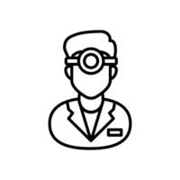 ENT Specialist icon in vector. Logotype vector