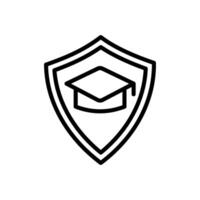 Safe Education  icon in vector. Logotype vector