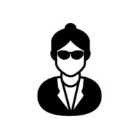 Ophthalmologist icon in vector. Logotype vector