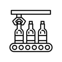 Glass Production icon in vector. Logotype vector