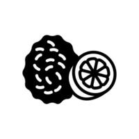 Kaffir Lime icon in vector. Logotype vector