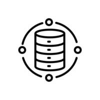 Data Complexity icon in vector. Logotype vector