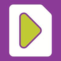 Video File Vector Icon