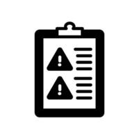 Risk Evaluation icon in vector. Logotype vector