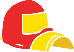 cartoon doodle baseball cap png