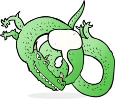 cartoon dragon with speech bubble png