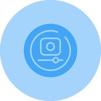Video Record Circle Vector Icon
